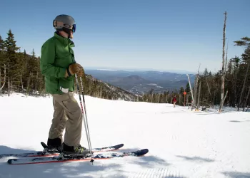Whiteface is home to the greatest vertical drop in the east.