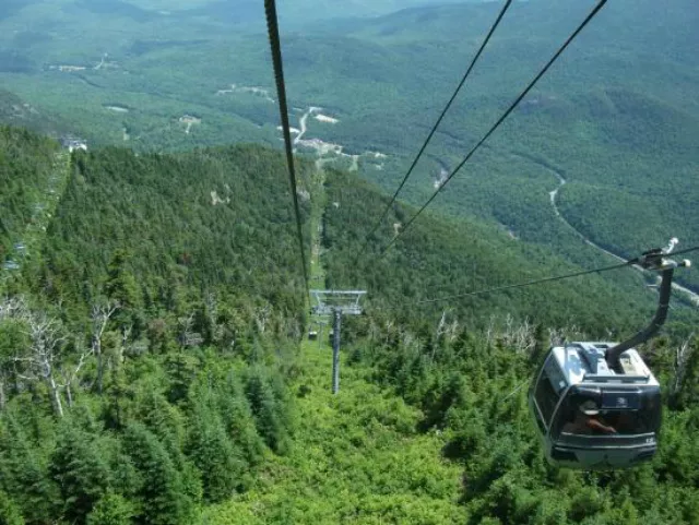 Breathtaking views from the glassed-in scenic gondola. Easiest way to ascend!