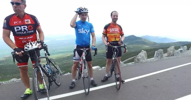 Getting to the top of the world on a bike - priceless!