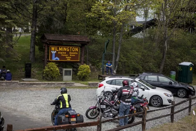 Grab lunch & gas at the local market and check out the little picnic area in the middle of town. Now that you've refueled, it's time to head up Whiteface!