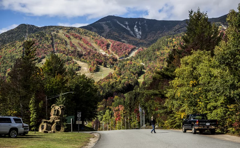 The Whiteface Mountain Ski Center is a great place in fall.