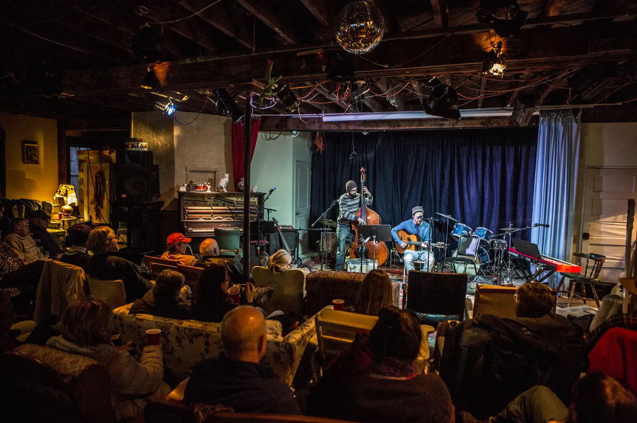 The Recovery Lounge at Upper Jay Arts Center.