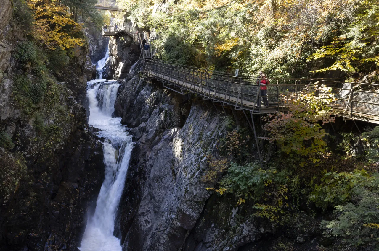High Falls Gorge in the autumn