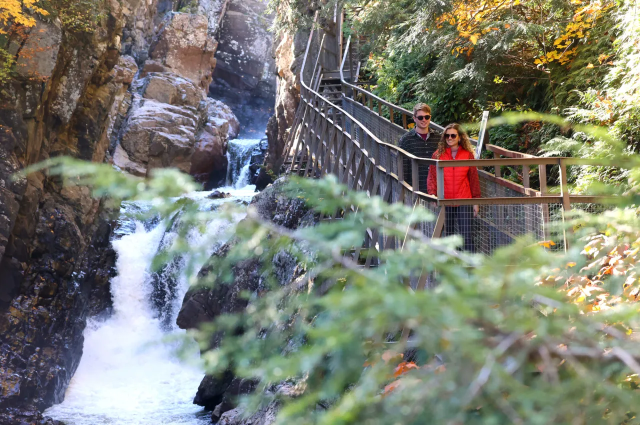 High Falls Gorge in the fall.