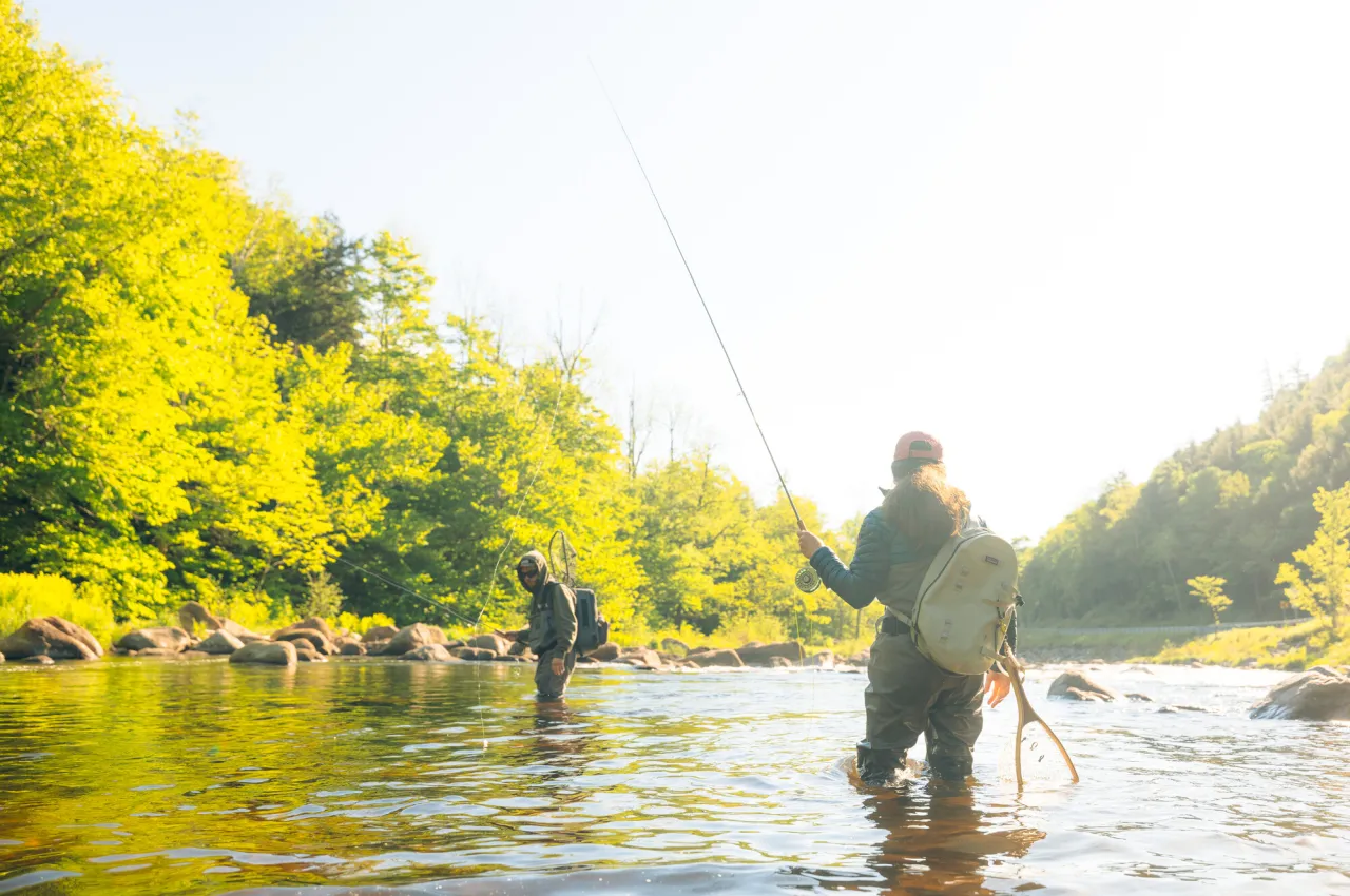 Fly fishing in the Whiteface Region