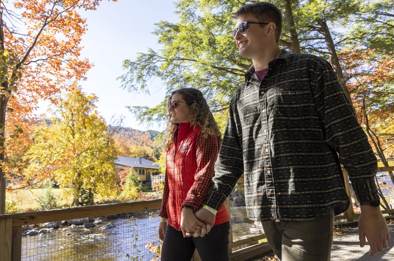 A couple hikes during the fall at High Falls Gorge