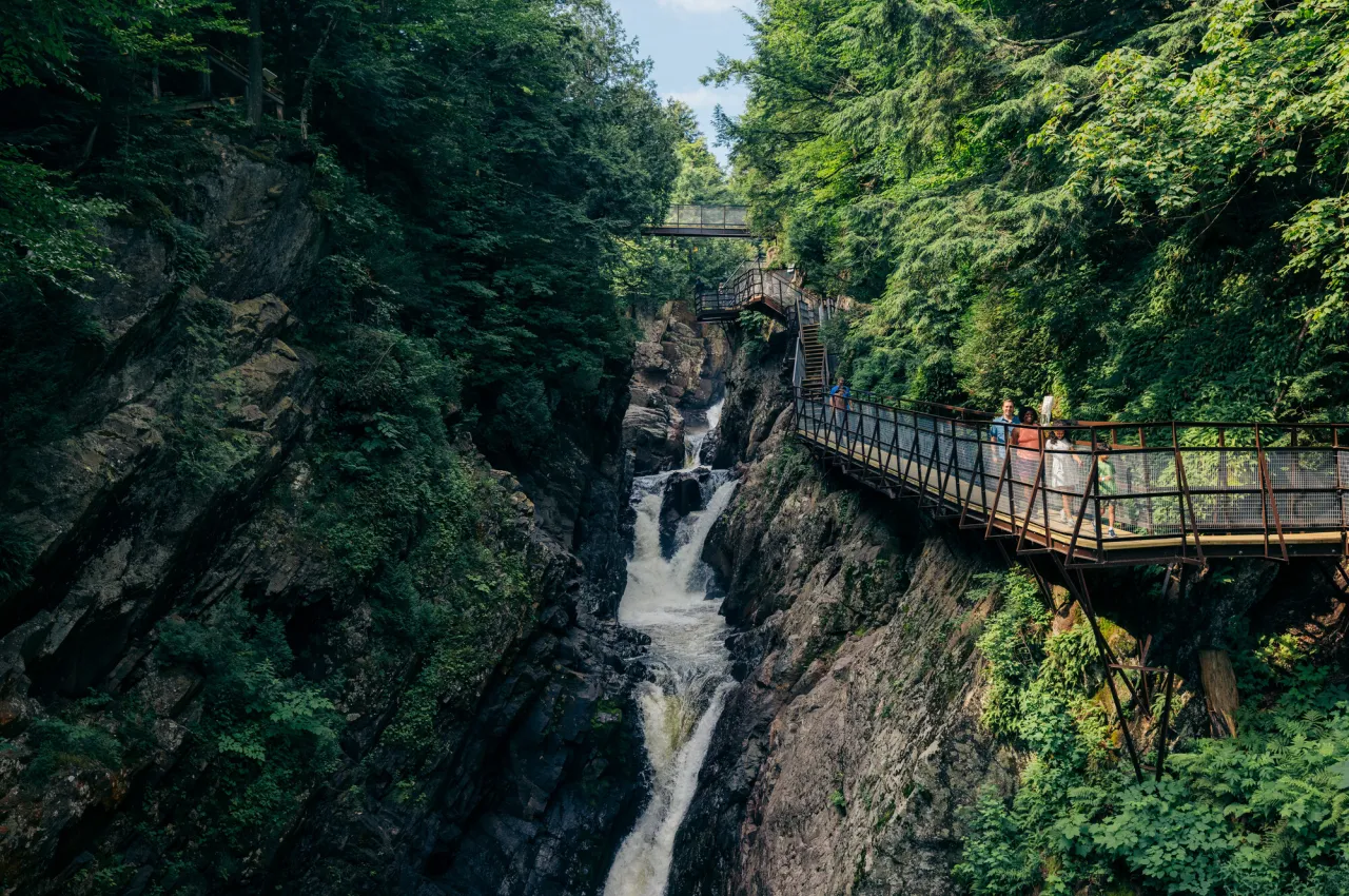 A waterfall in the Adirondacks.