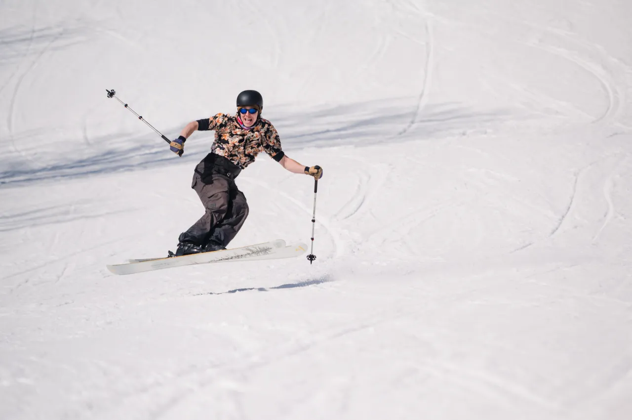 Spring skiing at Whiteface Mountain.