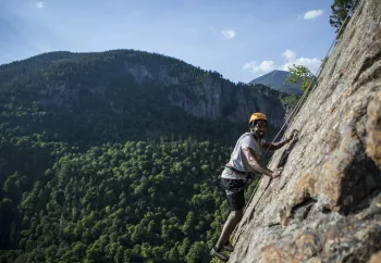 rock climbing