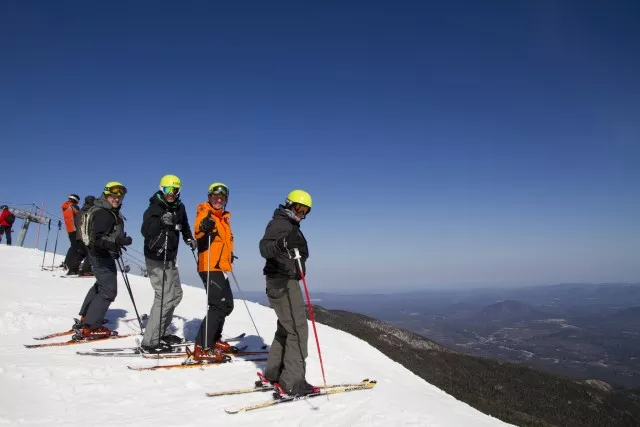 Blue skies and spring temps make for spectacular days at Whiteface