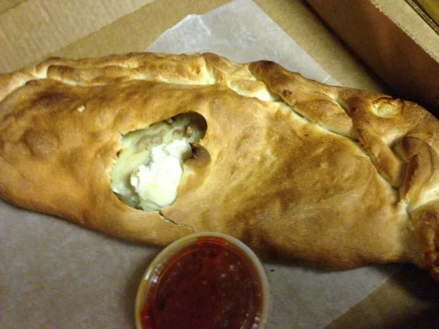 Calzones the size of a football!