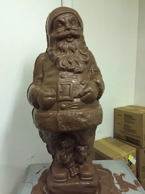 Candy Man's three foot santa! Enter to win this chocolate Santa!