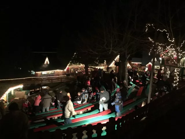 Watching the live nativity pageant