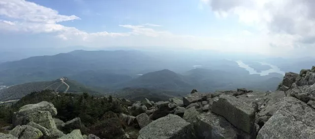 One of Whiteface's rugged ridge lines.