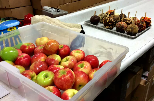 From beginning to end, these caramel apples represent a lot of work and fuss.