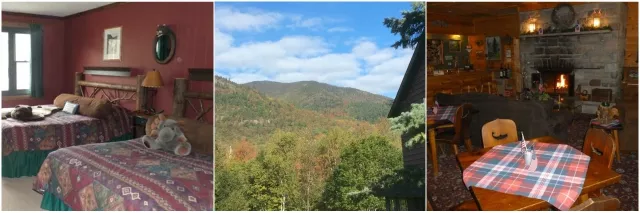 The Inn at Whiteface has wonderful views from their cozy rooms.