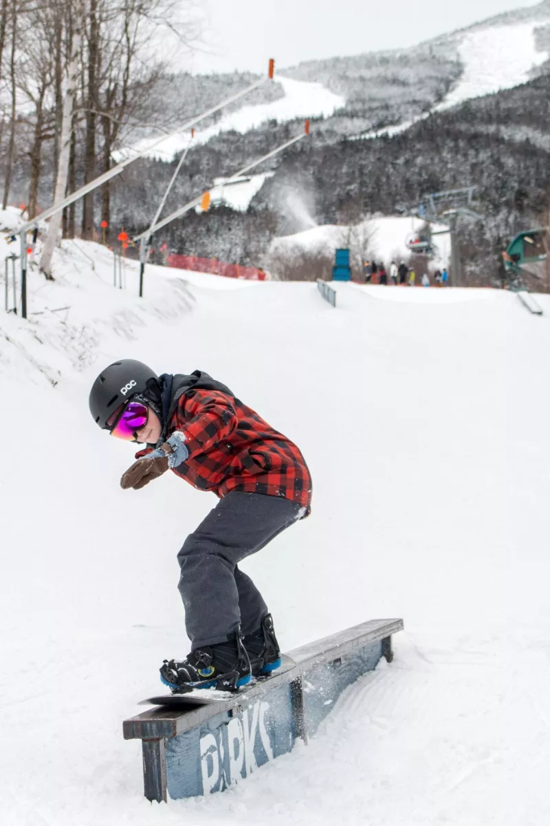 Practice makes perfect at the terrain park!