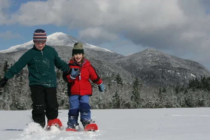 It's easy to learn to snowshoe.